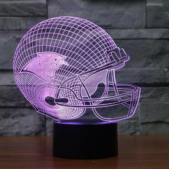 NFL CAROLINA PANTHERS 3D LED LIGHT LAMP