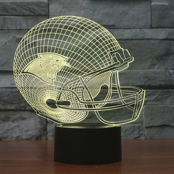 NFL CAROLINA PANTHERS 3D LED LIGHT LAMP