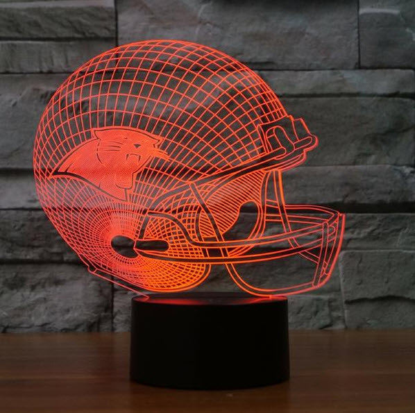 NFL CAROLINA PANTHERS 3D LED LIGHT LAMP