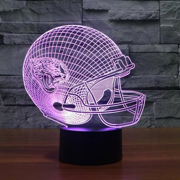 NFL JACKSONVILLE JAGUARS 3D LED LIGHT LAMP