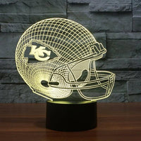 Thumbnail for NFL KANSAS CITY CHIEFS 3D LED LIGHT LAMP