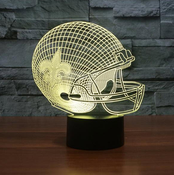 NFL NEW ORLEANS SAINTS 3D LED LIGHT LAMP