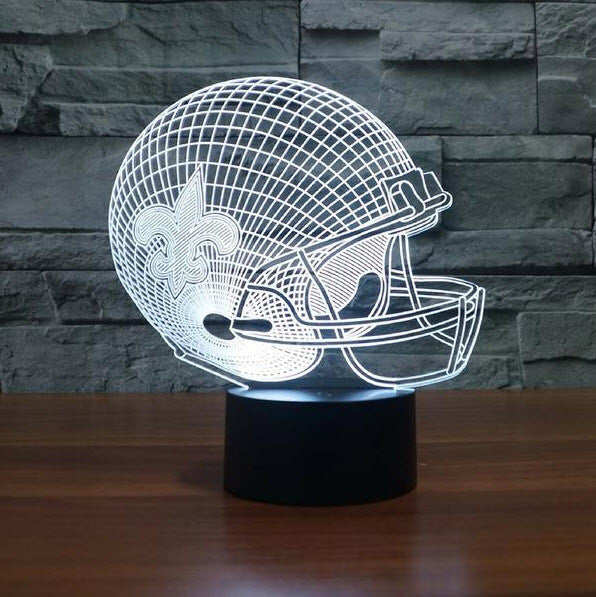 NFL NEW ORLEANS SAINTS 3D LED LIGHT LAMP