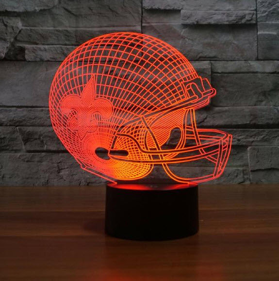 NFL NEW ORLEANS SAINTS 3D LED LIGHT LAMP