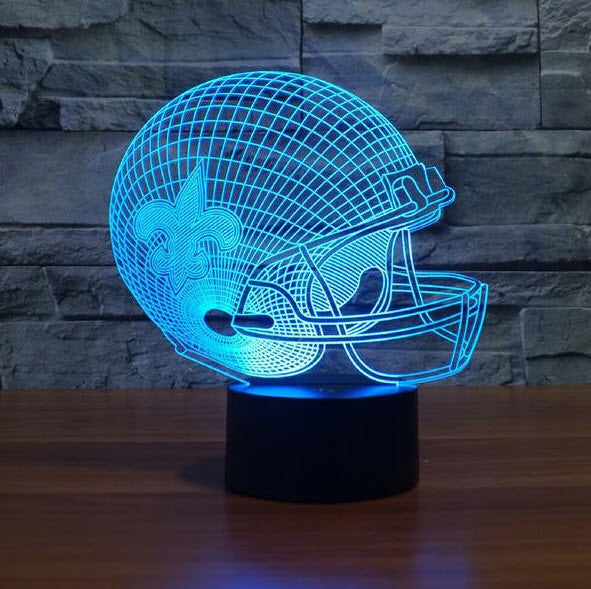 NFL NEW ORLEANS SAINTS 3D LED LIGHT LAMP