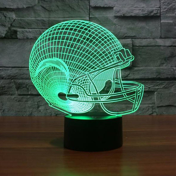 NFL SAN DIEGO CHARGERS 3D LED LIGHT LAMP