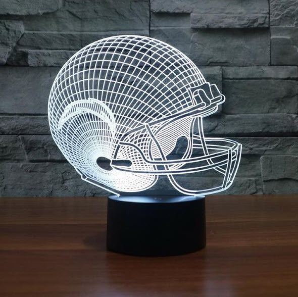 NFL SAN DIEGO CHARGERS 3D LED LIGHT LAMP