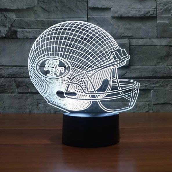 NFL SAN FRANCISCO 49ERS 3D LED LIGHT LAMP