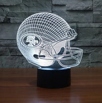 Thumbnail for NFL SAN FRANCISCO 49ERS 3D LED LIGHT LAMP