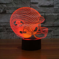 Thumbnail for NFL SAN FRANCISCO 49ERS 3D LED LIGHT LAMP