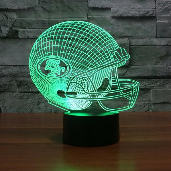 NFL SAN FRANCISCO 49ERS 3D LED LIGHT LAMP