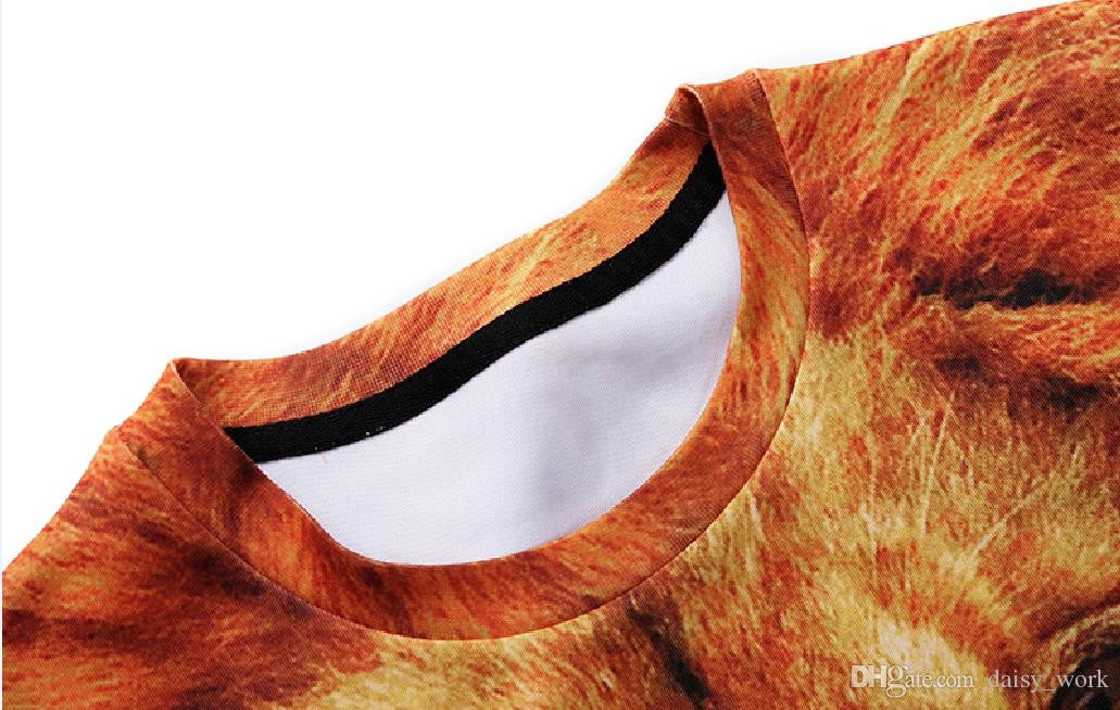 3D Allover Print Lion Face Crewneck Sweatshirt - TshirtNow.net - 5