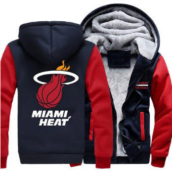 NBA MIAMI HEAT THICK FLEECE JACKET