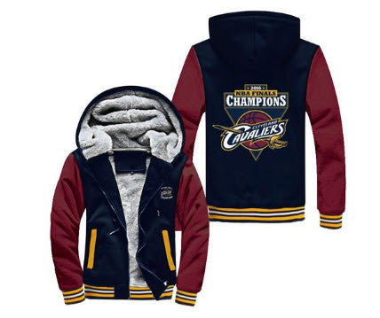 NBA CLEVELAND CAVALIERS 2016 FINALS CHAMPIONS THICK FLEECE JACKET
