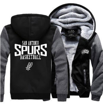 NBA SAN ANTONIO SPURS THICK FLEECE JACKET