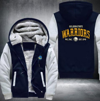 NBA GOLDEN STATE WARRIORS THICK FLEECE JACKET