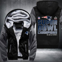 Thumbnail for NFL NEW ENGLAND PATRIOTS SUPER BOWL LI CHAMPIONS THICK FLEECE JACKET