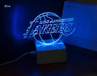 Thumbnail for NBA LOS ANGELES LAKERS 3D LED LIGHT LAMP