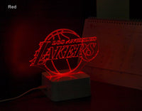 Thumbnail for NBA LOS ANGELES LAKERS 3D LED LIGHT LAMP