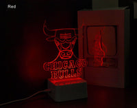 Thumbnail for NBA CHICAGO BULLS 3D LED LIGHT LAMP