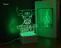 Thumbnail for NBA CHICAGO BULLS 3D LED LIGHT LAMP