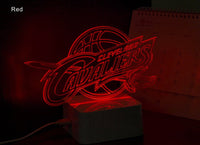 Thumbnail for NBA CLEVELAND CAVALIERS 3D LED LIGHT LAMP