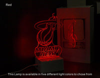 Thumbnail for NBA MIAMI HEAT 3D LED LIGHT LAMP