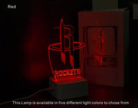 Thumbnail for NBA HOUSTON ROCKETS 3D LED LIGHT LAMP