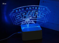 Thumbnail for NBA SAN ANTONIO SPURS 3D LED LIGHT LAMP