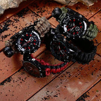 Thumbnail for Multifunction 6 in 1 Survival Paracord Watch