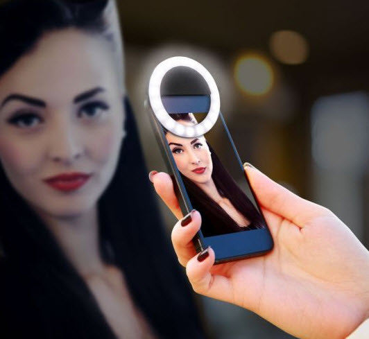 Smartphone LED Ring Selfie Light Night Darkness Selfie Enhancing Photography Flash Ring Light