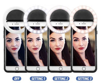 Thumbnail for Smartphone LED Ring Selfie Light Night Darkness Selfie Enhancing Photography Flash Ring Light