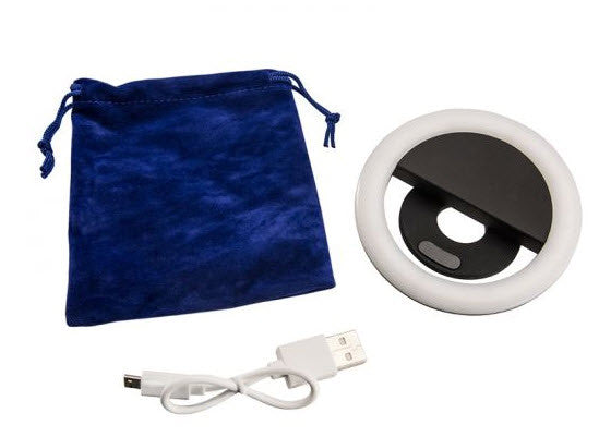 Smartphone LED Ring Selfie Light Night Darkness Selfie Enhancing Photography Flash Ring Light