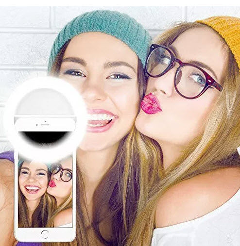 Smartphone LED Ring Selfie Light Night Darkness Selfie Enhancing Photography Flash Ring Light