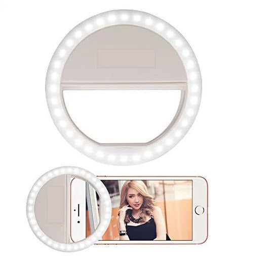 Smartphone LED Ring Selfie Light Night Darkness Selfie Enhancing Photography Flash Ring Light