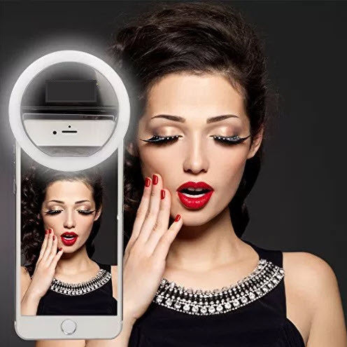Smartphone LED Ring Selfie Light Night Darkness Selfie Enhancing Photography Flash Ring Light