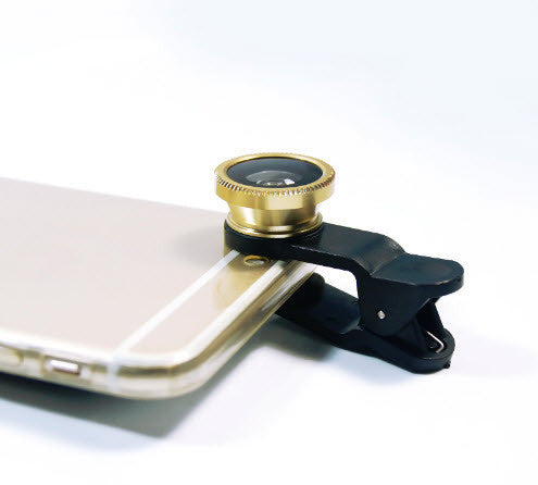 3 in 1 Universal Fish Eye & Macro Clip Camera Lens Kit for iPad iPhone 7 6 5 Samsung Blackberry HTC and Most smartphones
