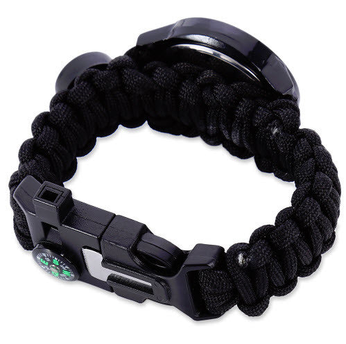 Multifunction 6 in 1 Survival Paracord Watch