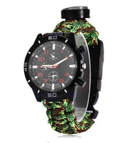 Thumbnail for Multifunction 6 in 1 Survival Paracord Watch