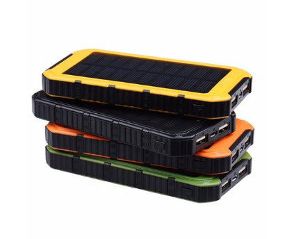 PORTABLE WATERPROOF SOLAR POWER BANK CHARGERS