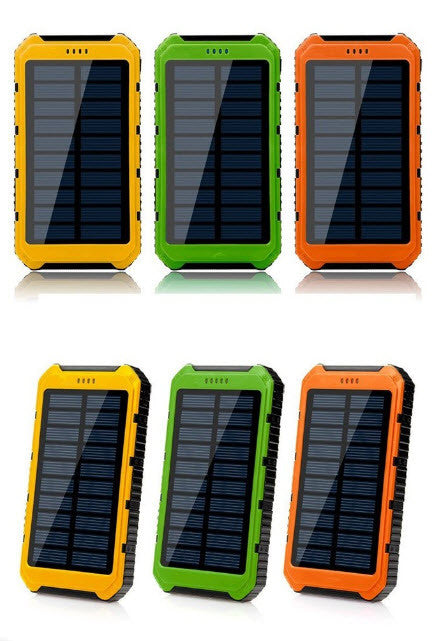 PORTABLE WATERPROOF SOLAR POWER BANK CHARGERS
