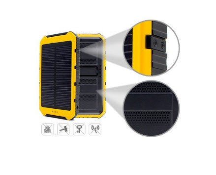 PORTABLE WATERPROOF SOLAR POWER BANK CHARGERS