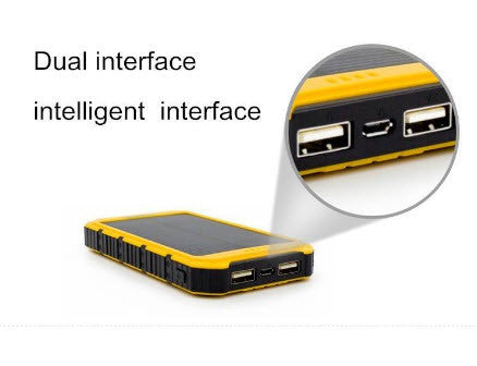 PORTABLE WATERPROOF SOLAR POWER BANK CHARGERS
