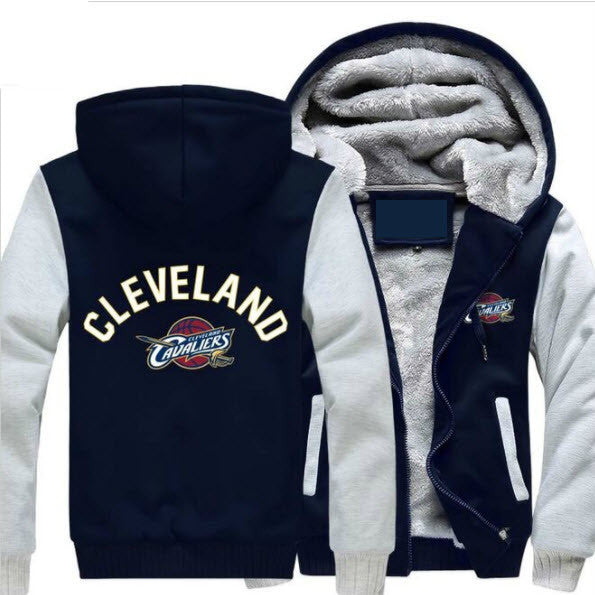 NBA CLEVELAND CAVALIERS LOGO THICK FLEECE JACKET