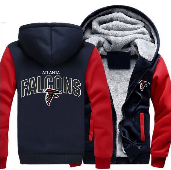 NFL ATLANTA FALCONS LOGO THICK FLEECE JACKET