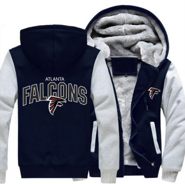 NFL ATLANTA FALCONS LOGO THICK FLEECE JACKET