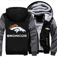 Thumbnail for NFL DENVER BRONCOS LOGO THICK FLEECE JACKET