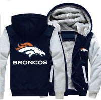 Thumbnail for NFL DENVER BRONCOS LOGO THICK FLEECE JACKET
