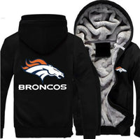 Thumbnail for NFL DENVER BRONCOS LOGO THICK FLEECE JACKET