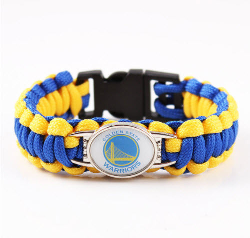 NBA Golden State Warriors Paracord Survival Bracelet
